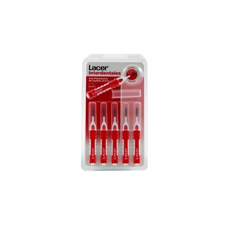 CEPILLO INTERDENTAL LACER ACTIVE RECTO 6 U