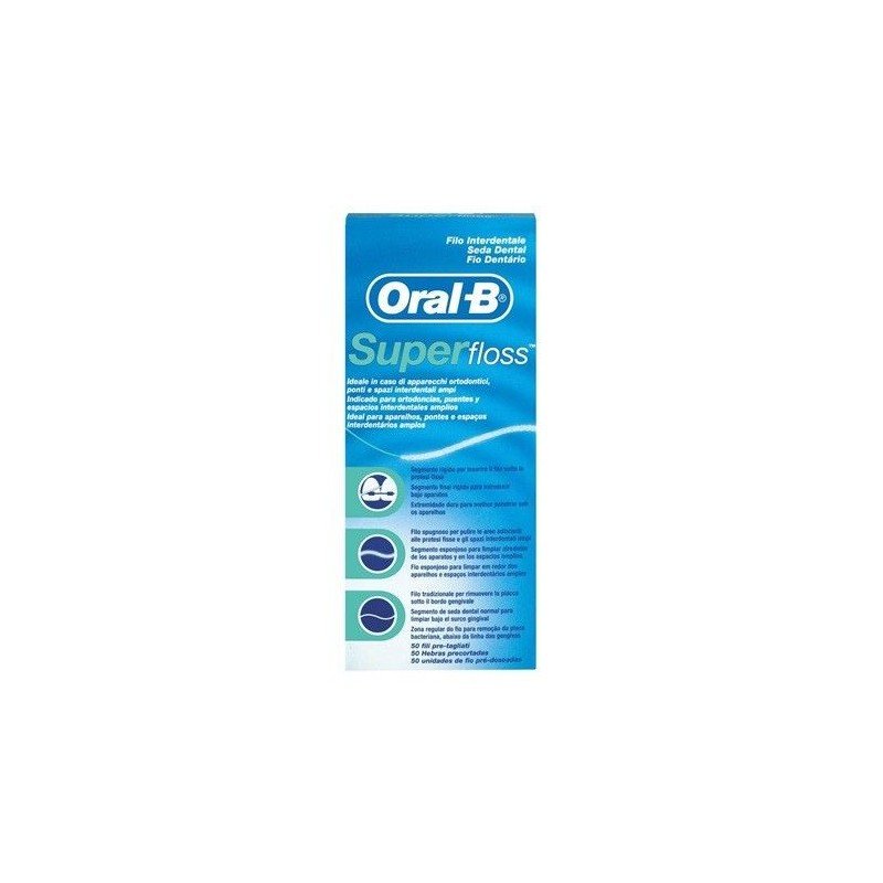 ORAL-B SEDA DENTAL SUPER FLOSS 50 METROS