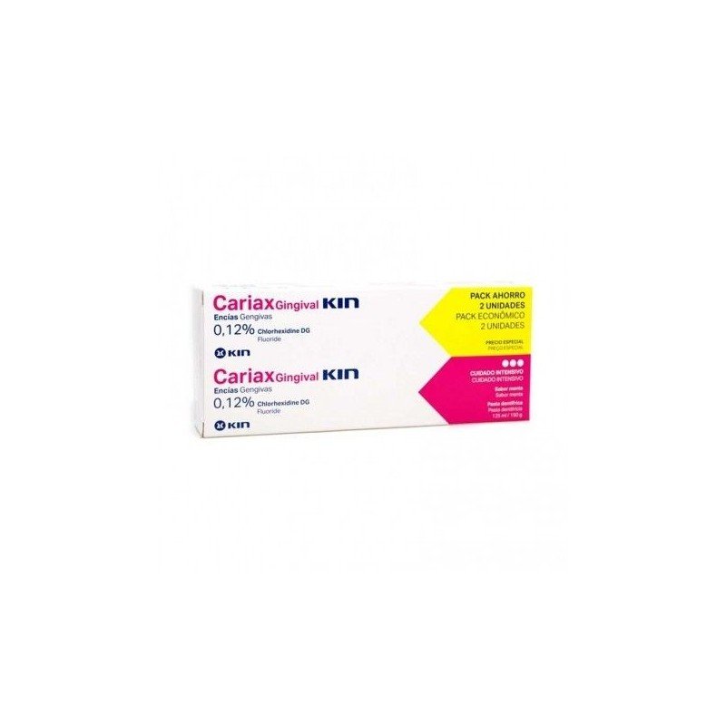 PACK AHORRO CARIAX GINGIVAL 2 UNIDADES KIN