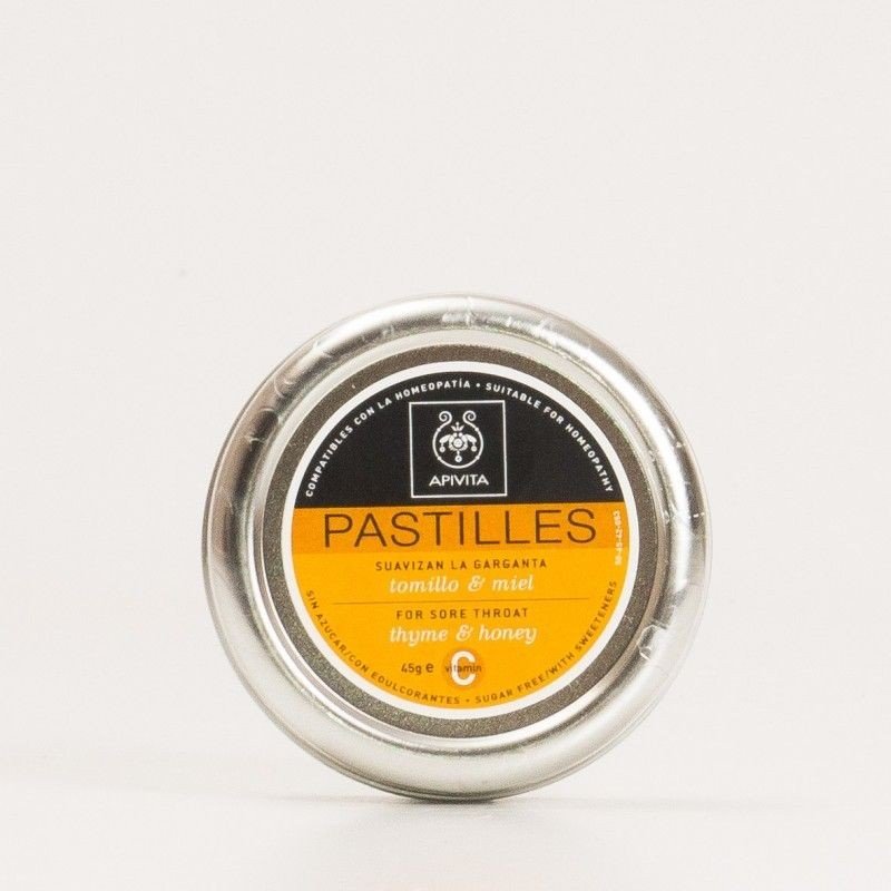 PASTILLAS TOMILLO Y MIEL APIVITA