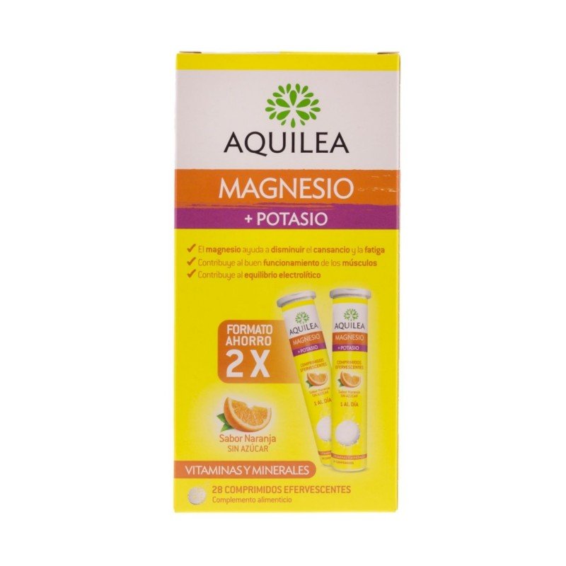 AQUILEA MAGNESIO+ POTASIO COMP EFERVESCENTE 28 C