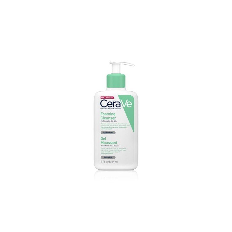 CERAVE GEL LIMPIADOR ESPUMOSO 236 ML