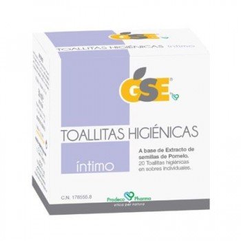 GSE INTIMO TOALLITAS HIGIENICAS 50 ML (20 TOALLI